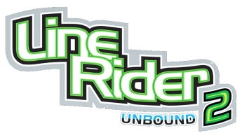 Line Rider 2 Unbound title screen for Nintendo DS